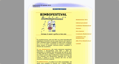 Desktop Screenshot of bimbofestival.net